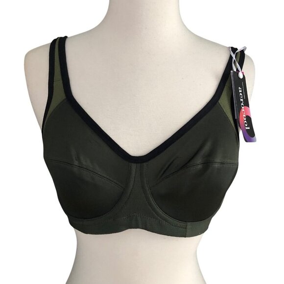 Freya Core Underwire Sports Bra US Size 30D - Maximum Support Cool Max NWTs - Picture 2 of 8